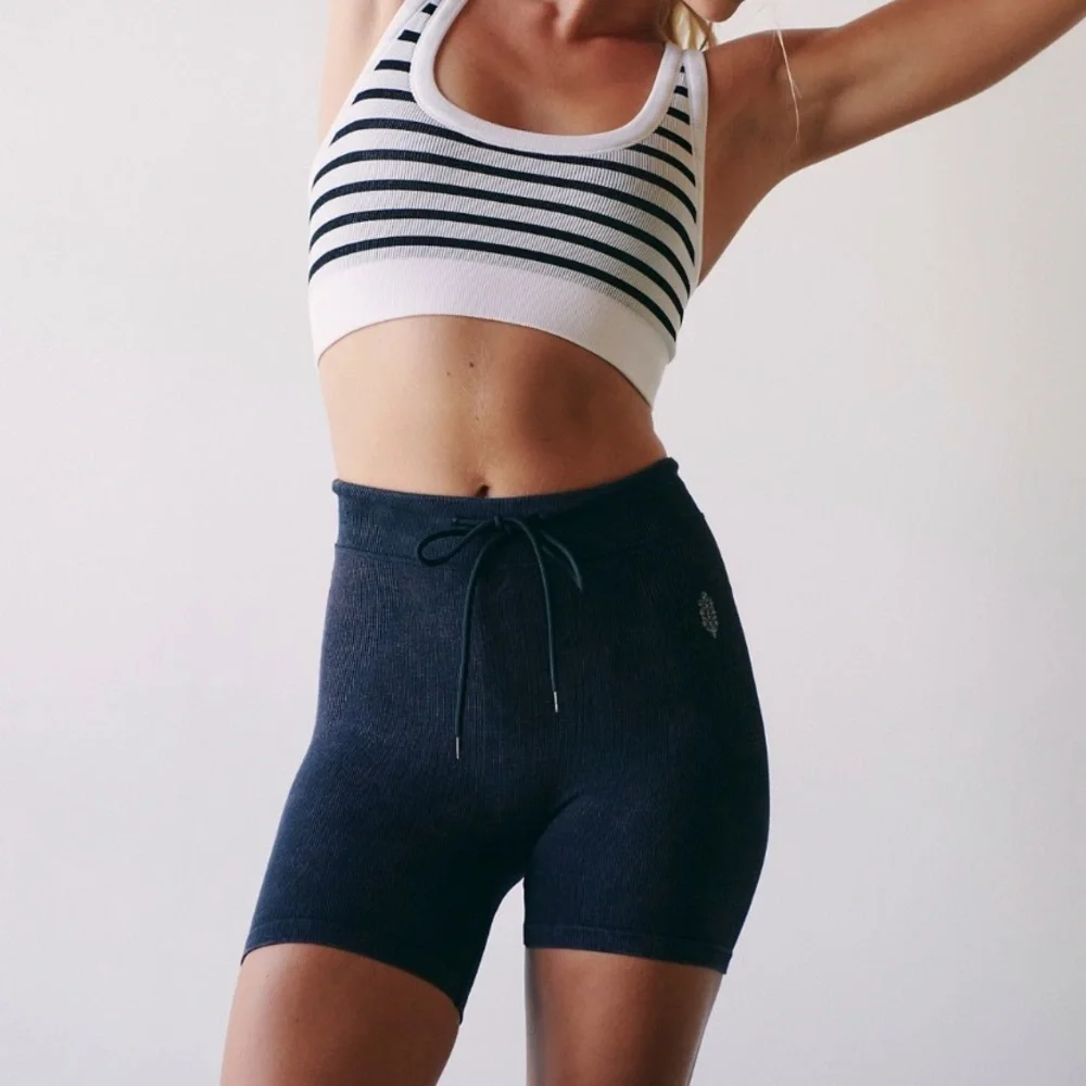 Free People Go To Bra and Rib Shorts - Picture 3 of 4